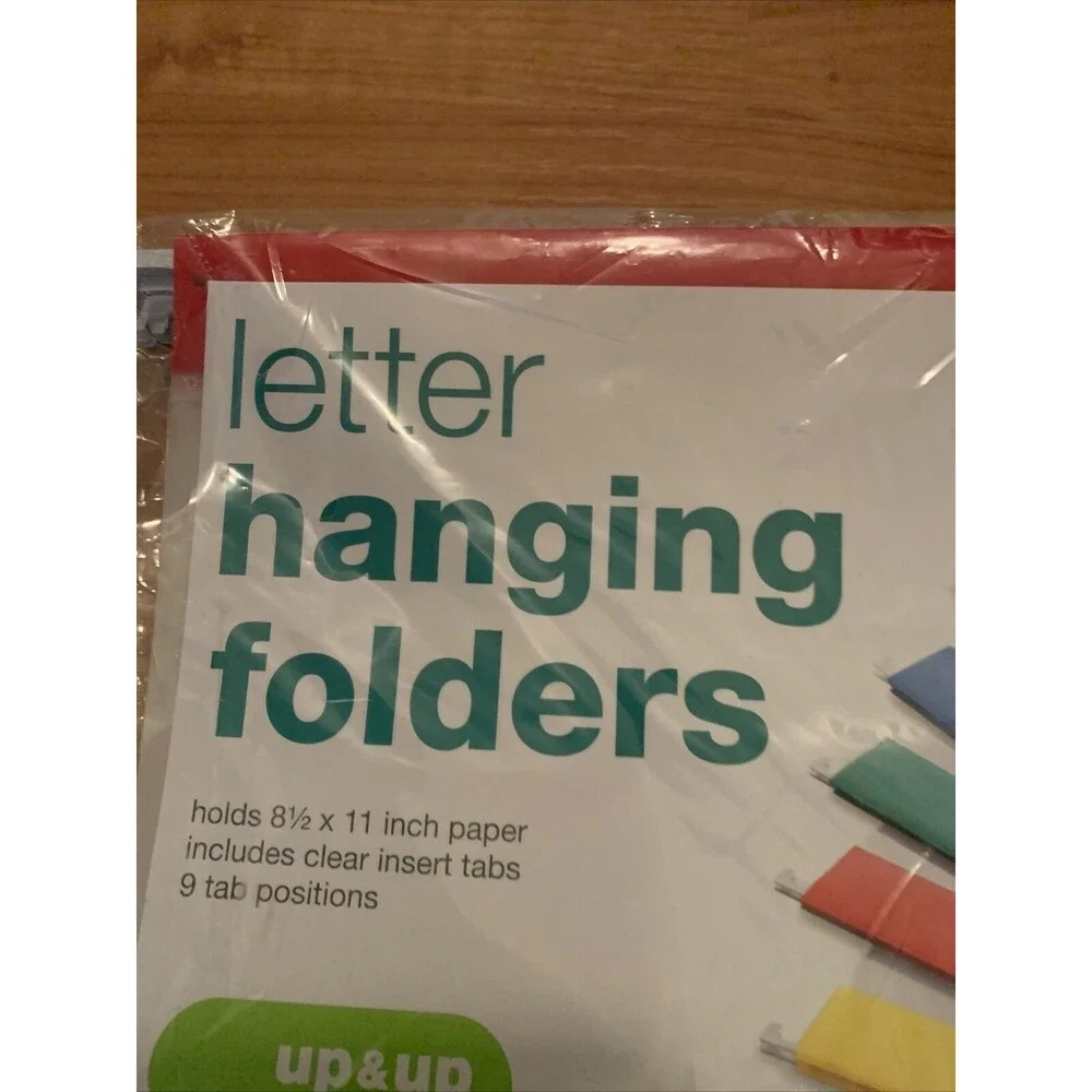 Up & Up Hanging File Folders 10 Count 8 1/2 X 11 Inch